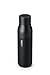 LARQ Bottle PureVis 17 oz - Self-Cleaning and Insulated Stainless Steel Water Bottle with UV Water Purifier and Award-winning Design | Reusable & Travel Friendly, Obsidian Black