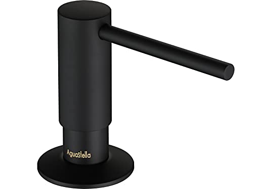 Built in Soap Dispenser for Kitchen Sink in Matte Black