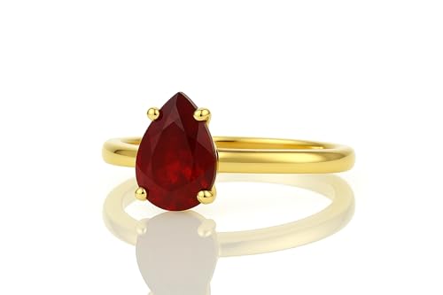Bague grenat haut de gamme et bijoux chic d'orfèvrerie artisanale