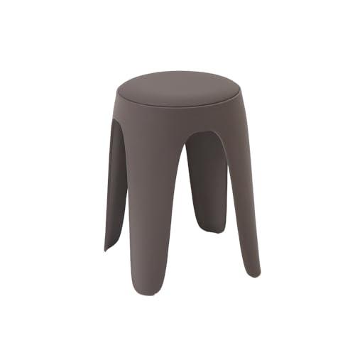 ヤマソロ スタッキングスツール 1脚 樹脂製 円形 チェア 丸椅子 スタッキングチェア 積み重ね クッション 座面 サーチ circh 40-487 アッシュグレー