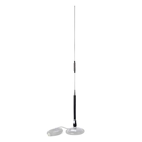 UAYESOK 27MHz Mobile CB Radio Antenna 40.5inches Stainless Steel Whip Antenna Loading Coil PL259 Connector