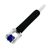Générique Crisseur Papillote   Portatif Brunissoir Ondulateur | Polyvalent Pliure Aluminium Ergonomique Anti Usure | Outil Sertissage Verre Plombé | Accessoire Manuel pour Artisanat Vitrail