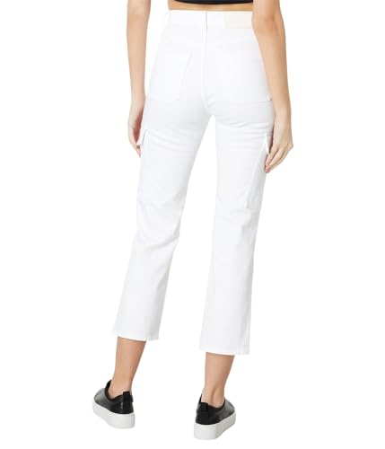 7 For All Mankind Women's Cargo Logan in Bright White2
