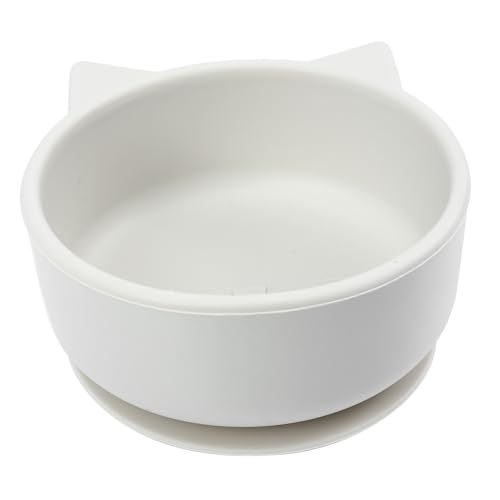 SUPVOX Dinner Bowl for Kids Silicone Baby Bowl Compartment Cartoon Design Easy to Clean Safe Material 1pc