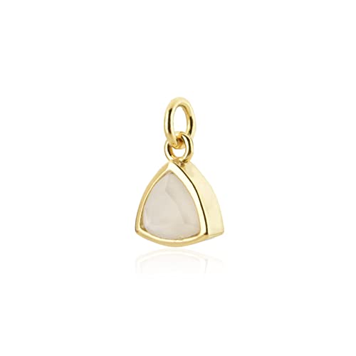Collier initiales en argent 925 et pierre de naissance pour femme