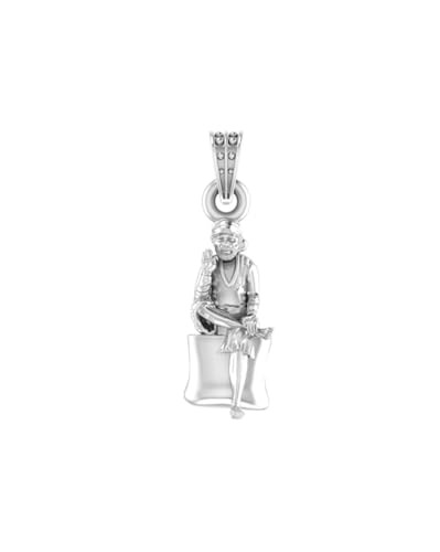 Pendentif Shirdi Sai Baba argent sterling 925 Mtrolls fini les bijoux qui ternissent