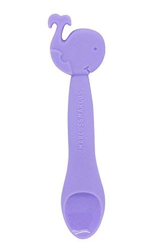 Marcus & Marcus Baby Feeding Spoon, Willo The Whale, Purple