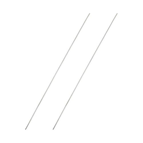 Image of Stainless Steel Round Rod, 304 Grade, 1mm Diameter x 400mm Length, Pack of 10 Nos