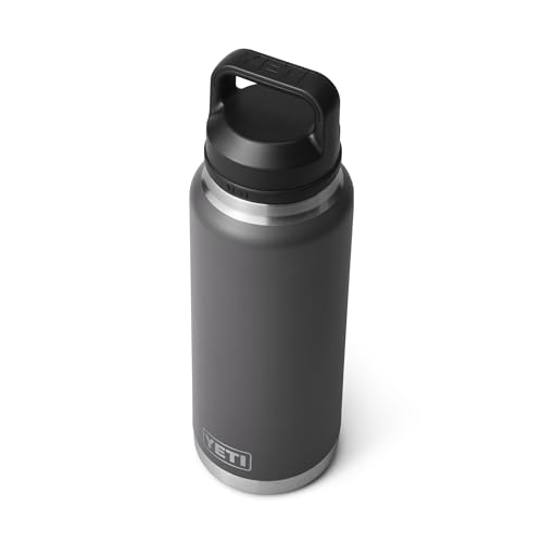 Yeti Rambler 36 oz Bottle, Vacuum Insulated, Stainless Steel with Chug Cap, Charcoal (5230)