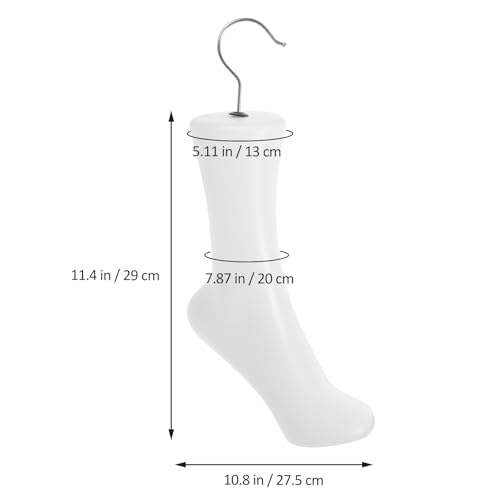 SOESFOUFU 2 Stück Damen Fußmodell 14.57X8.66X3.35 Zoll Kunststoff Schuhständer Für Damenschuhe Socken Stiefeletten Präsentation Und Aufbewahrung