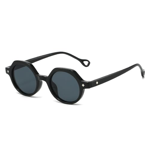 Lunettes de soleil UV400 verres dégradés ronds pour femme tendance