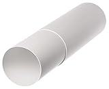 tubo pvc blanco Estos conductos de ventilación son adecuados para el montaje en espacios pequeños o medianos como apartamentos, oficinas, cocinas, aseos, etc.