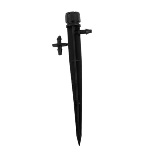 DECOMELODY 100Piezas Gotero de Agua de Jardín Emisor de Ajustable Aspersor de Riego para Riego Automático de Plantas y Mangueras de Goteo Negro