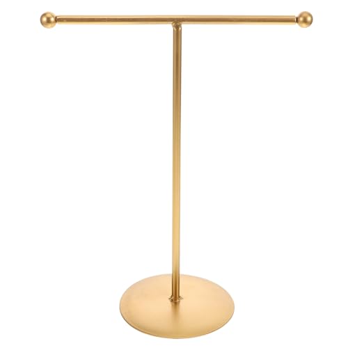 Healvian Soporte De Joyería De Hierro Forjado Puestos De Joyas Cuelga El Estante Del Pendiente Estante Organizador De Pendientes Soporte Para Colgar Collares Golden Planchar