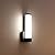 7Degobii Black Wall Sconce for House Decor LED Wall Lights for Bedroom Bedside Wall Lamp Modern Indoor LED Hallway Sconces Wall Lighting 12" Inch Height 12W 4000K
