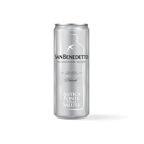 Acqua San Benedetto Minerale Naturale Antica Fonte Della Salute | Premium Water | Confezione Da 24 Lattine Da 330Ml - 3