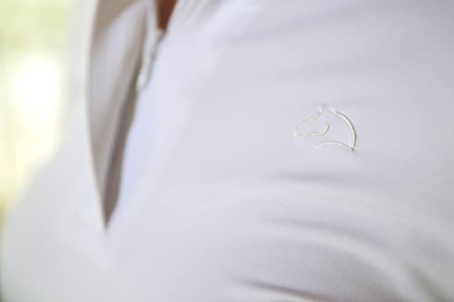 Polo HKM para mujer en algodón transpirable para equitación diaria 6