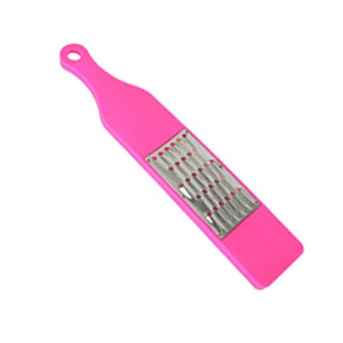 A-to-Z Supply PLVS003 Grater, 10-1/2" x 2-1/2", Small, Manual, Riveted Stainless Steel Grater, Hanging Hole, Plastic Handle