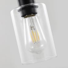 Perfect Replacement Clear Cylinder Glass Lamp Shade - 3.94" x 5.9" with 1.65" Hole - Fits Many Fixtures
