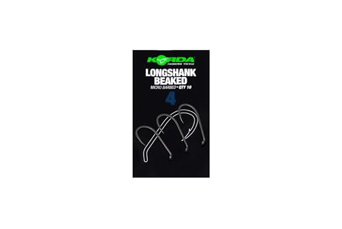 Korda Longshank Beaked Hooks Barbless : 8