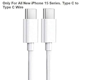 Image of Original 20W PD Charger Compatible for iPhone Original 20W PD Fast Type C Wall Charger with Charging Cable Compatible with iPhone 15 /15 Plus Pro Max /15 Pro Max /15 Mini Type C Charger (DEC11)