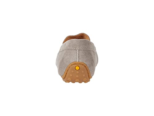 Image of Samuel Hubbard Free Spirit for Her - Loafers for Women - Suede Interior - Rubber Outsole - Penny Keeper Strap Lunar Gray Suede /Gum Sole 8 B - Medium