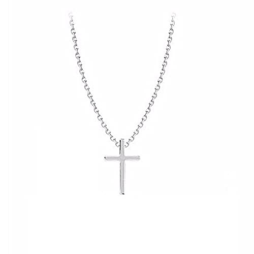 Croix de la clavicule pour femmes collier léger qui ne tourne pas