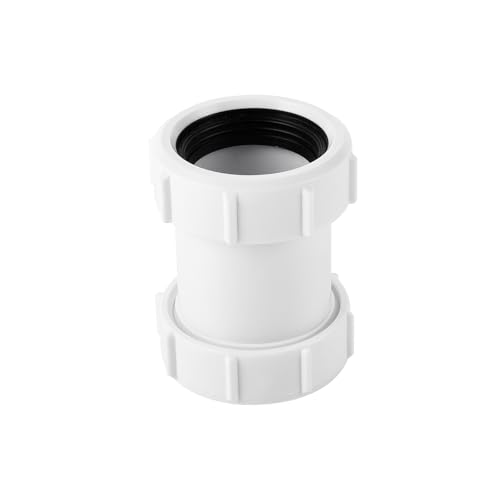 Conector de tubería recta de 40 mm, acoplador de unión de conexión de PVC recta, conectores de extensión de tubería, accesorios de fontanería para bañera, fregadero de cocina, plato de ducha