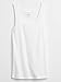 GAP Women's Contemporary V-SL BF Tank Optic White Medium Tall