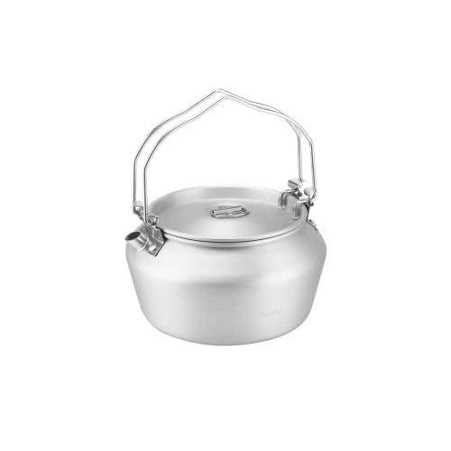 Fire-Maple Camping Kettle Camp Tea Coffee Pot | 1.2L Aluminum Outdoor Hiking Water Boiler | Portable Teapot Lightweight with Foldable Handle for Bushcraft