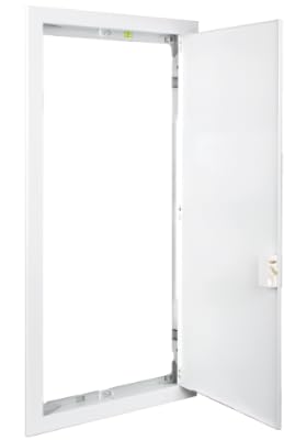Marco y puerta metálico para hueco obra 304x595mmSOLERA KIT-MRP42Blanco