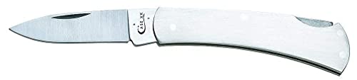 Image of Case WR XX Pocket Knife Brushed Stainless Executive Lockback Item #041 - (M 1225 L SS) - Length Closed: 3 Inches