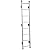 BIGalleons Basement Ladder 8 Rung, 88in H Aluminum Window Well Ladder, Fire Escape Ladders in Humid Environments with Load Capacity up to 500lbs Egress, Escape or Bunk Bed Ladders