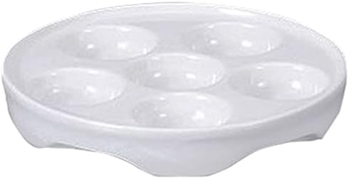 Set of 10, Western Ceramic Single Item, White Escargot, E.O, 6.3 x 1.1 inches (16 x 2.7 cm), Restaurant, Ryokan, Japanese Tableware, Restaurant, Commercial Use, Tableware