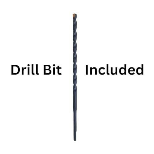 BCP Fasteners 1/4" x 1-1/4" Concrete Screws - 100-Pack with Drill Bit for Easy Installation, Hex Head Diamond Tip Concrete Anchors, Rust Resistance, Versatile for Brick & Block (BCP498)