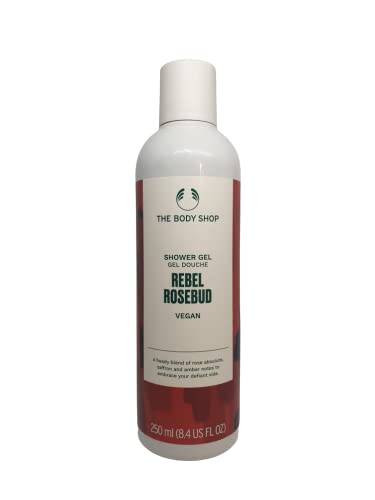 The Body Shop Shower gel, Robel Rosebud, A Heady Blend of rose, saffron and amber . 250 ml