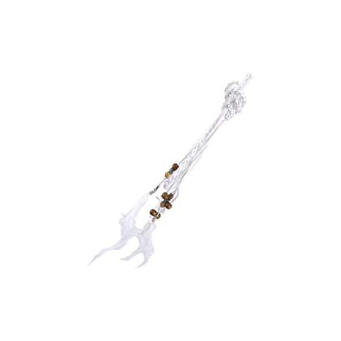 DYSCN Retro Thin Belt Ethnic Style Handmade Woven Feather Bead Tassel Braided Waist Rope Temperament Accessories for Skirt,White Cover