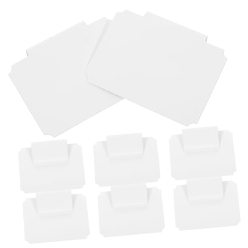 Mobestech 8pcs Removable Basket Labels Clip with Chalkboard 