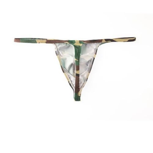 Low Waist Breathable G-Strings & Thongs for Men Sexy T-back Camouflage Print Underwear4