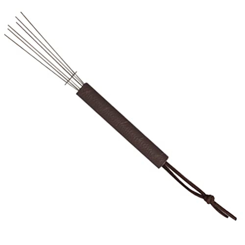 BESTonZON Coffee Distributor Wdt Tool Espresso Coffee Needle Distributor Espresso Distribution Tool Expresso Coffee Tamper Hand Blender Espresso Distributor Coffee Powder Appliance Leather