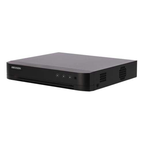 Hikvision DVR 5n1-8 CH HDTVI/HDCVI/AHD/CVBS - hasta 10 Canales IP - Resolución máxima de Entrada 1080p Lite - Detección de Movimiento 2.0 en Todos los Canales - Admite 1 Disco Duro de hasta 4 TB |