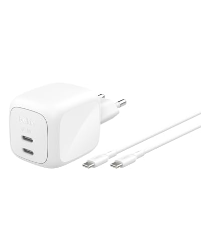 Belkin BoostCharge Pro Chargeur secteur GaN deux ports USB C avec câble USB C - vue 2
