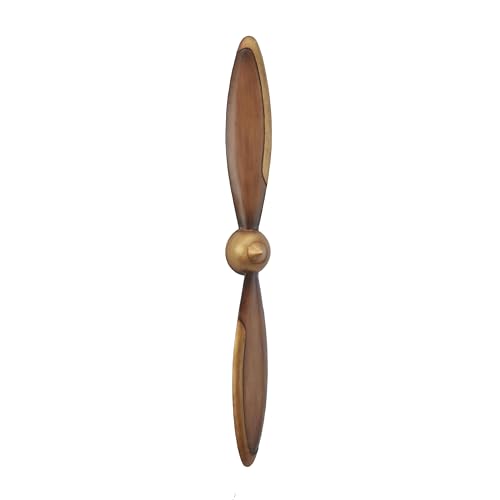 Deco 79 Metal Airplane Propeller Home Wall Decor 2 Blade Wall Sculpture with Aviation Detailing, Wall Art 5