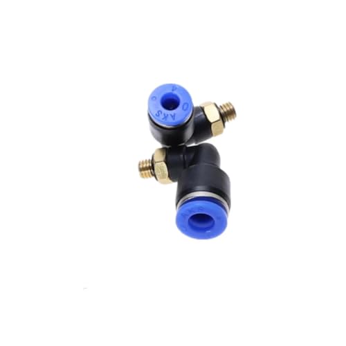 Air Pneumatic Pipe Connector 10mm 8mm 6mm 12mm OD Hose TubeM5 1/8