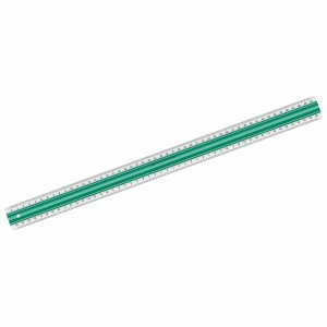 Linex 10 x Lineal Super 50 cm mit Anti-Rutsch-Funktion grün