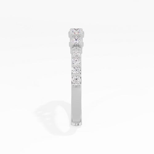 Image of U ARE 925 Sterling Silver 18K Gold and Rose Gold Plated Sparkling Three-Stone Ring | Gift for Women and Girls | With Certificate of Authenticity and 925 Stamp