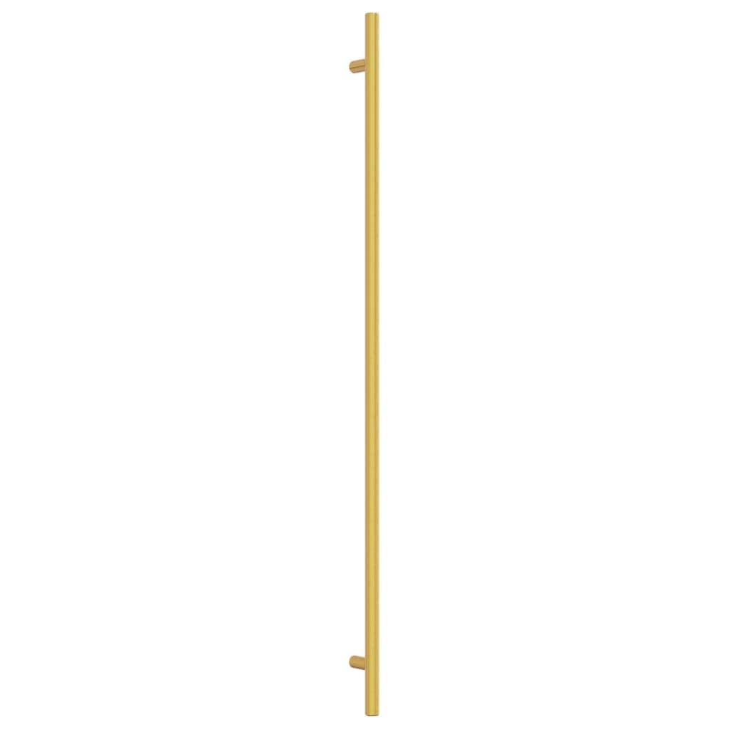 Möbelgriffe 10 Stück Golden 480 mm Edelstahl Schubladengriffe Türknäufe Möbelbeschläge für Schrank, Kommode, Küche, Bad, Schlafzimmer, Wohnzimmer, DIY, Renovierung, Upcycling