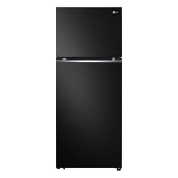 Geladeira LG Inverter Top Freezer 395L Black GN-B392PXG - 220V