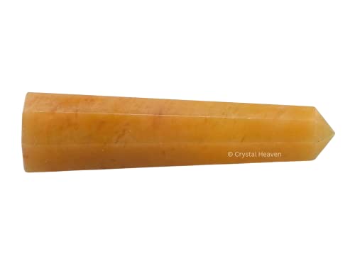 Image of Crystal Heaven Certified Yellow Aventurine Crystal Tower Obelisk Point For Chakra, Healing And Balancing - Aaa Grade Original Certified Gemstone Agate For Reiki Meditation Yoga Spiritual (2-3 Inches)