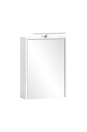 Schildmeyer Spiegelschrank Katta 158780, weiß matt, 43,5 x 16 x 64 cm